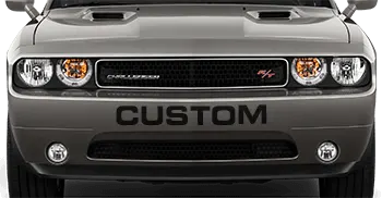 BUY and CUSTOMIZE Dodge Challenger - Front Bumper Text