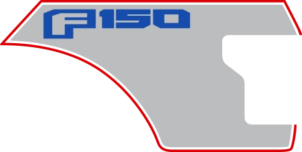 Rear Bedside Billboard Raptor Style Stripes Graphic Design Style 02