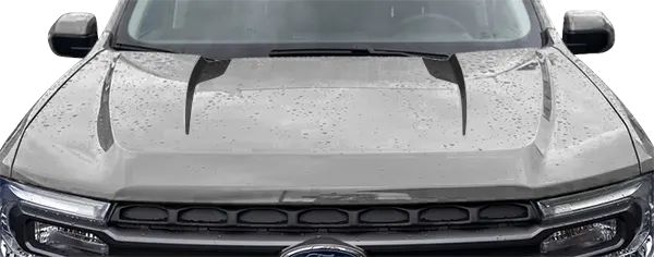 2022 to Present Ford Maverick Hood Inner Cowl Hood Spear Graphics Stripes . Installed on Car